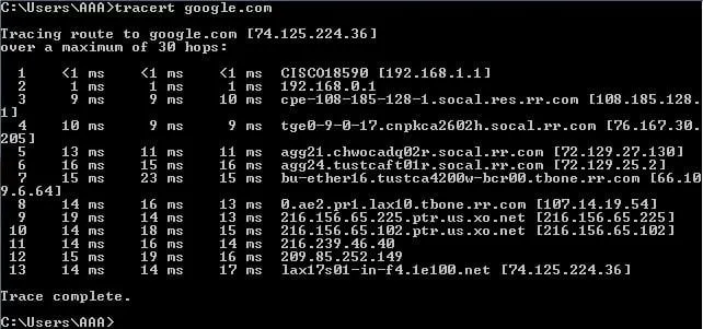 online traceroute