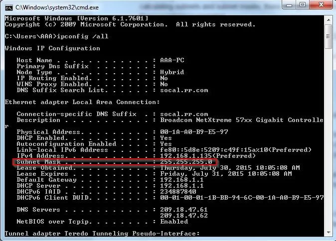 subnet class
